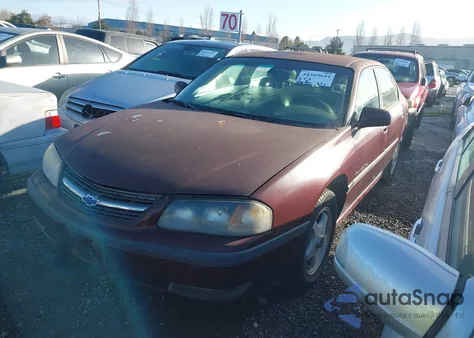 2000 Chevrolet Impala Ls z USA, uszkodzony, nr VIN 2G1WH55K9Y9200864